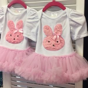 Baby pink rabbit dress